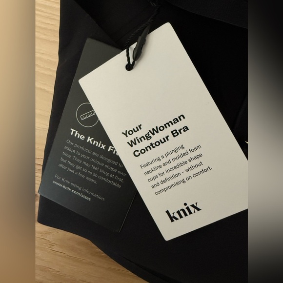 Knew Knix wingwomen Contour wireless bra in black size 8 40DD - Picture 6 of 10